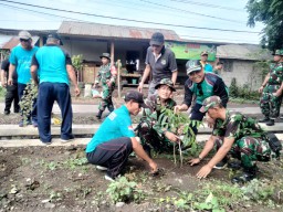 Forkopimka Jabon Laksanakan Karya Bhakti Penanaman Pohon.