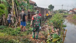 Karya Bakti Hari Juang TNI AD di Dusun Pendem, Sinergi TNI dan Warga untuk Lingkungan Bersih dan Ketahanan Pangan