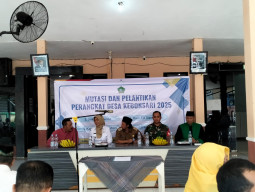 Mengabdi untuk Desa: Babinsa Hadiri Pelantikan Perangkat Baru & Pengukuhan Anggota BPD Kebonsari 2025