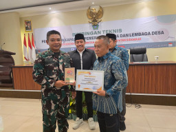 Dandim Sidoarjo Perkuat Fondasi Desa Kedondong Melalui Bimtek Kapasitas Aparatur.