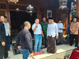 Danramil 0816/01 Sidoarjo Kota Dampingi Silaturahmi Penasihat Khusus Presiden di Pondok Pancawarna