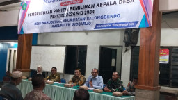 Songsong Pilkades 2026, Danramil Balongbendo Kawal Musdes Waruberon dan Tegaskan Netralitas TNI