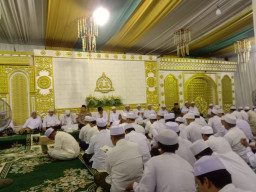Danramil Jabon Hadiri Haul Kyai H. Abdul Wahid Misnan, Pererat Sinergi TNI–Polri, Masyarakat Menjaga Tradisi Keagamaan