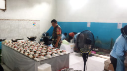 Babinsa Koramil 0816/15 Sukodono Pastikan Program Makan Bergizi Gratis Tepat Sasaran dan Higienis