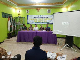 Babinsa Singkalan Hadiri Musdes Penggunaan Dana Desa 2026