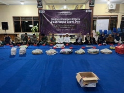 Babinsa Semambung Hadiri Istighosah dan Doa Bersama Ruwah Desa
