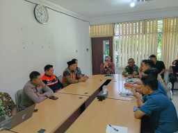 Kasdim 0816/Sidoarjo Hadiri Rakor POSKOTIS 2026, Perkuat Sinergi Pengamanan Arus Mudik Lebaran
