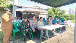 Sinergi TNI dan Dunia Usaha, Pavingisasi Jalan Industri Desa Gemurung Resmi Dimulai