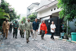 Kunjungan Danrem 084/BJ di Sukodono, Hangatkan Kebersamaan dan Kuatkan Semangat Kampung Pancasila
