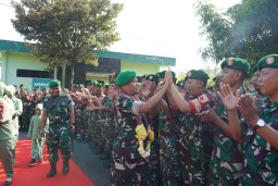 Awali Tugas, Danrem 084/BJ Kunker ke Kodim 0816/Sidoarjo