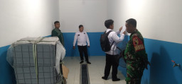 Babinsa Sidodadi Dampingi Survei Kelayakan Dapur SPPG, Pastikan Kesiapan Program Berjalan Optimal
