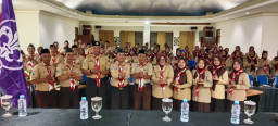 Babinsa Jabon Dukung Musran Gerakan Pramuka, Wujudkan Generasi “Siap Lebih Maju”