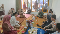 Silaturahmi Jelang Pilkades, Babinsa bersama Forkopimka Wujudkan Suko yang Damai dan Harmonis
