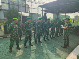 Apel Kesiapsiagaan Koramil Krian, Perkuat Semangat Pengabdian dan Pembinaan Teritorial