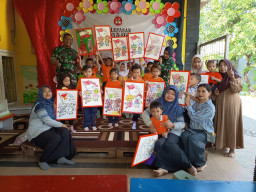 Bela Negara Sejak Dini, Koramil Sukodono Tumbuhkan Cinta Tanah Air di PAUD Mentari Pagi