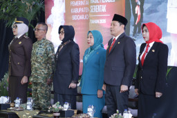 Kasdim 0816/Sidoarjo Hadiri Pelantikan Kades Terpilih, Perkuat Komitmen Membangun Desa