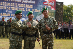 Danrem 084 Pimpin Sertijab, Dandim 0816 Resmi Berganti