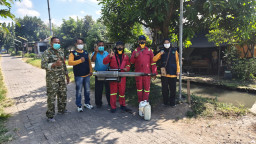 Babinsa Jimbaran Wetan Dampingi Fogging, Wujud Nyata Lindungi Warga dari Ancaman DBD