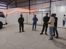 Dandim 0816/Sidoarjo Tinjau Pembangunan KDKMP, Pastikan Kualitas Demi Kemajuan Desa