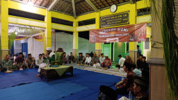 Haul Mbah Wiro Joyo Pererat Ukhuwah, Babinsa Plaosan Hadir Bersama Warga