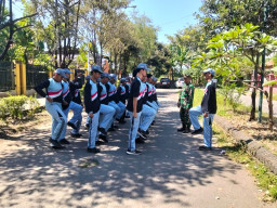 Kodim Sidoarjo Tanamkan Bela Negara kepada Siswa Baru SMKN 1 Sidoarjo