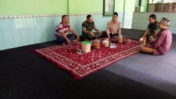 Dandim0816/Sidoarjo yang baru Silaturahmi ke Pondok Pesantren Al'Hamdaniyah