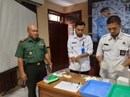 Danramil 0816/03 Buduran menghadiri kegiatan bebas narkoba