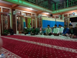 Babinsa Koramil 0816/13 Wonoayu Hadiri Pengajian Maulid Nabi Muhammad SAW