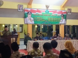 Danramil 0816/08 Jabon Hadiri Pelantikan 3 Kades di Kecamatan Jabon.