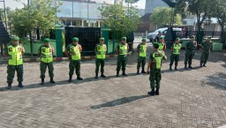 Babinsa Koramil 0816/13 Wonoayu Melaksanakan Pam Natal 2019 Dan Tahun Baru