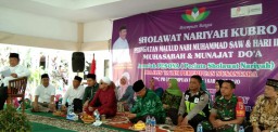 Babinsa Koramil 0816/06 Tanggulangin Srd. Obin Latif Menghadiri Pengajian