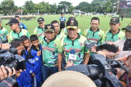 Turnamen Sepak Bola U-12, perebutkan Piala Bergilir Pangdam V Brw