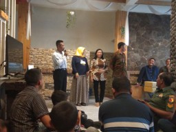 Acara Purna Tugas Anggota Koramil 0816/11 Tarik