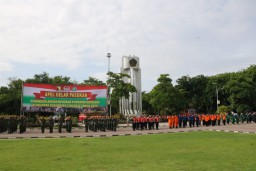 Apel gelar pasukan penanggulangan bencana Hidrometeorologi di Wilayah Sidoa