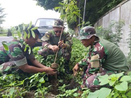 Bentuk Kepedulian Lingkungan Alam Anggota Koramil 0816 /11