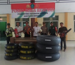 Anggota Ramil 12/Prambon hadiri peresmian posko siaga bencana