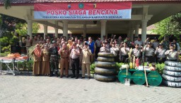 Apel Gabungan Kesiapsiagaan dan Tanggap Bencana Alam di Kec Tulangan