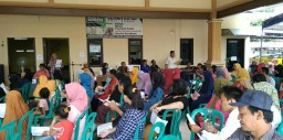 Babinsa Prambon hadiri acara penyerahan 219 sertifikat program PTSL