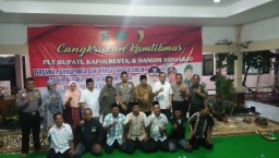 Danramil 0816/06 Tanggulangin Hadiri Giat Cangkruan Bersama Forkopimka
