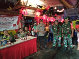 Jelang Imlek Koramil 0816/09 Krian laksanakan Pengamanan