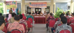 Danramil 0816/11 Tarik hadiri Acara Pelantikan PJ Desa Mindu Gading
