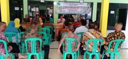 Babinsa Ds. Wangkal Hadiri Penutupan Pendaftaran Pemilihan Bakal Kades