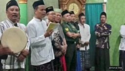 Babinsa Ramil 0816/11 Tarik ikuti Pengajian Lailatul Ijtma' MWC NU