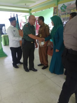 Danramil 12/Prambon hadiri pelantikan Kepala Desa Kedungwonokerto