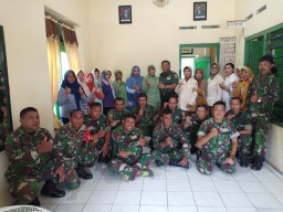 Suasana Haru Warnai Acara Perpisahan Danramil 0816/13 Wonoayu