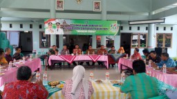 Bebaskan lahan Taman,Camat Krian pimpin Rapat di balai Ds Terung Kulon