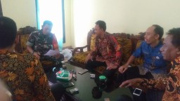 Babinsa Desa Kedungcangkring Hadiri Rapat Kerja Bakti