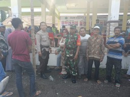 Babinsa 0816/13 Wonoayu Pantau Keamanan Pemilihan Pengurus BPD
