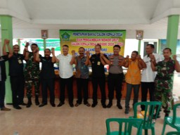 Danramil 0816/13 Wonoayu Hadiri Rapat Penetapan No urut Calon Kades