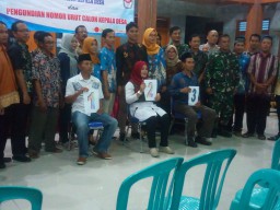Forkopimka Tarik Menghadiri Dan Memantau Pelaksanaan Penetapan Calon Kepala